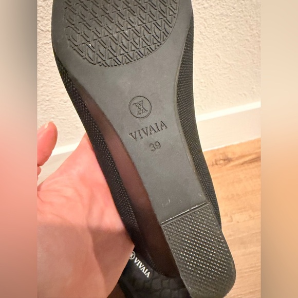 VIVAIA Tamia Wedge Pro Pump Wedge Almond Toe Black Size EU 39/US 8 - Picture 3 of 6